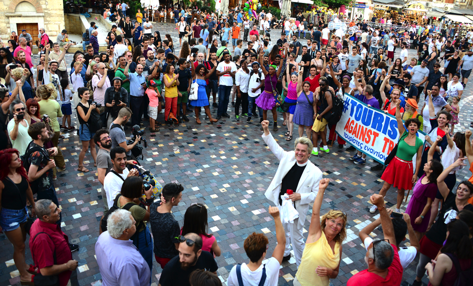 tourists against trump