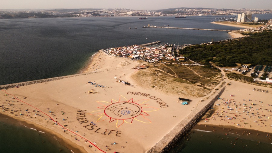 beach protest