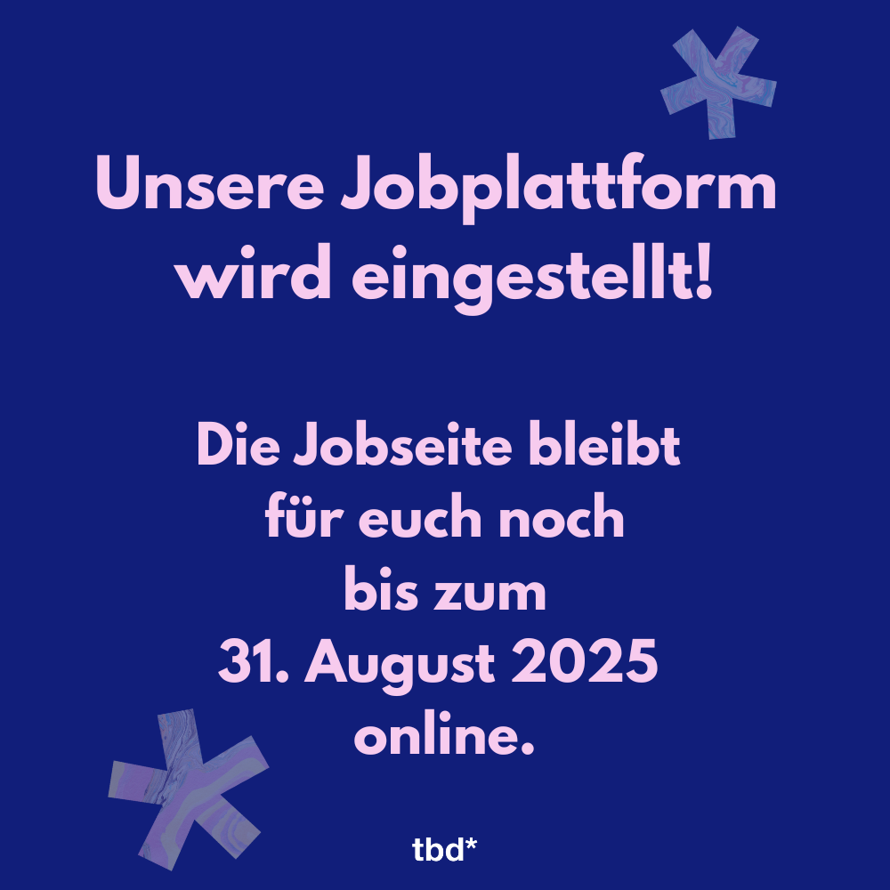 Banner goodbye tbd* jobplattform 