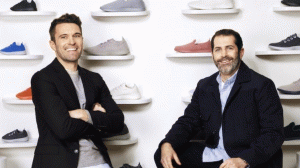 Tim Brown, left, and Joey Zwillinger from Allbirds