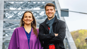 Silke Hohmuth und Martin Schneider von MenschBank e.V.