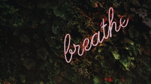 breathe Neonsign