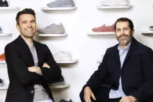 Tim Brown, left, and Joey Zwillinger from Allbirds