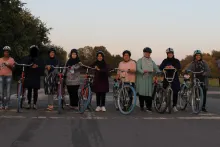 Eine Gruppe des Bike Bridge e.V.