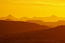 Sunset over Mountains