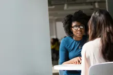 Job Interview, 2 women