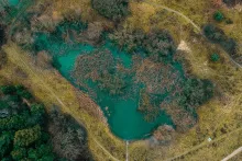 Kleiner Teich von oben